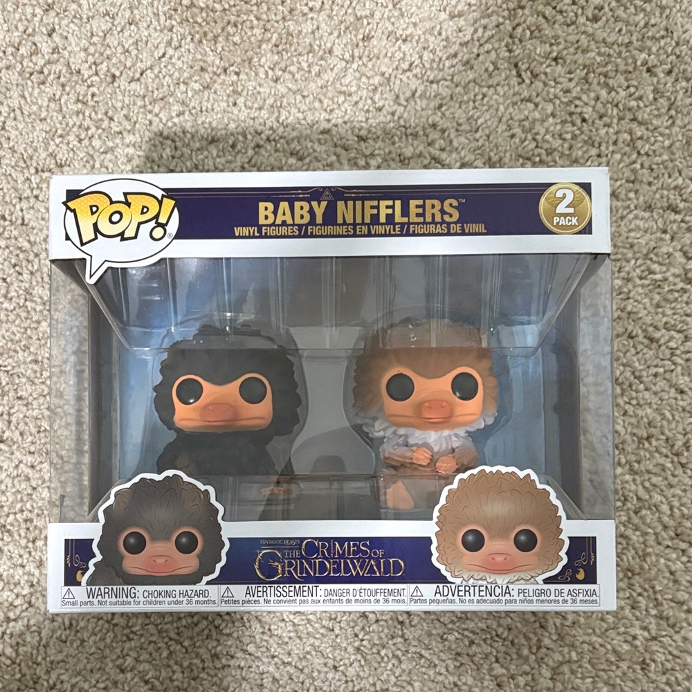 BNIB Funko Baby Nifflers Vinyl Figures Black and Tan